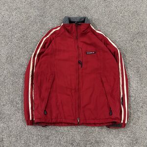 Vintage 90s Abercrombie & Fitch Red Full Zip Jacket - Men's Medium